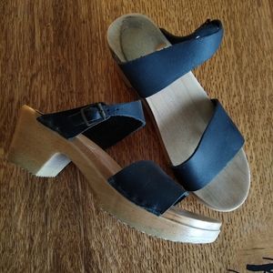 Black Sven Clog Sandal